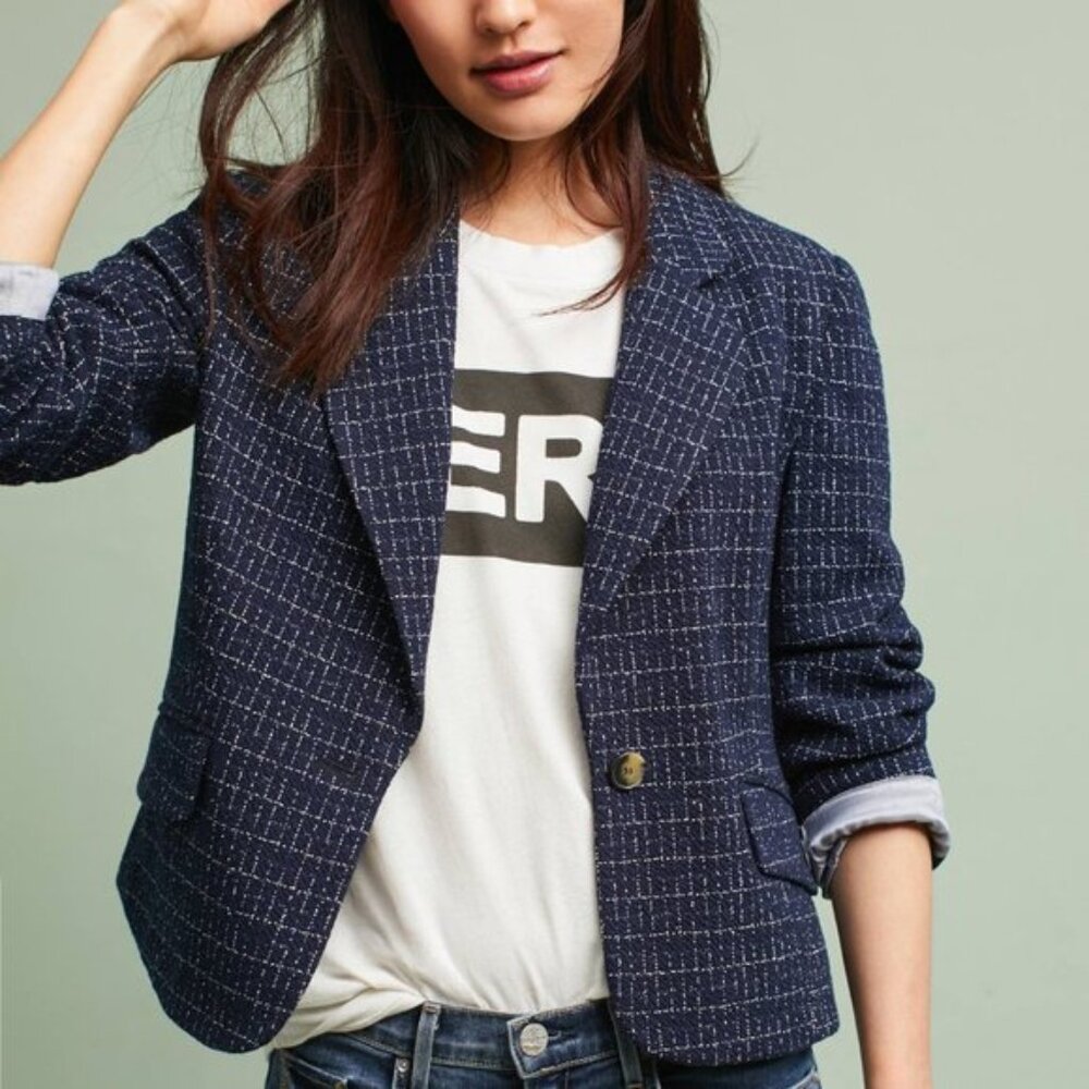 NWT - Anthropologie Cartonnier Michel Knit Blazer size 10